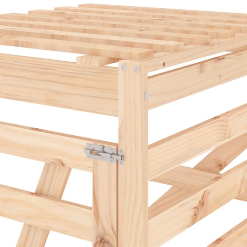 NNEVL Wheelie Bin Storage Extension Solid Wood Pine NNEVL Wheelie Bin Storage Extension Solid Wood Pine