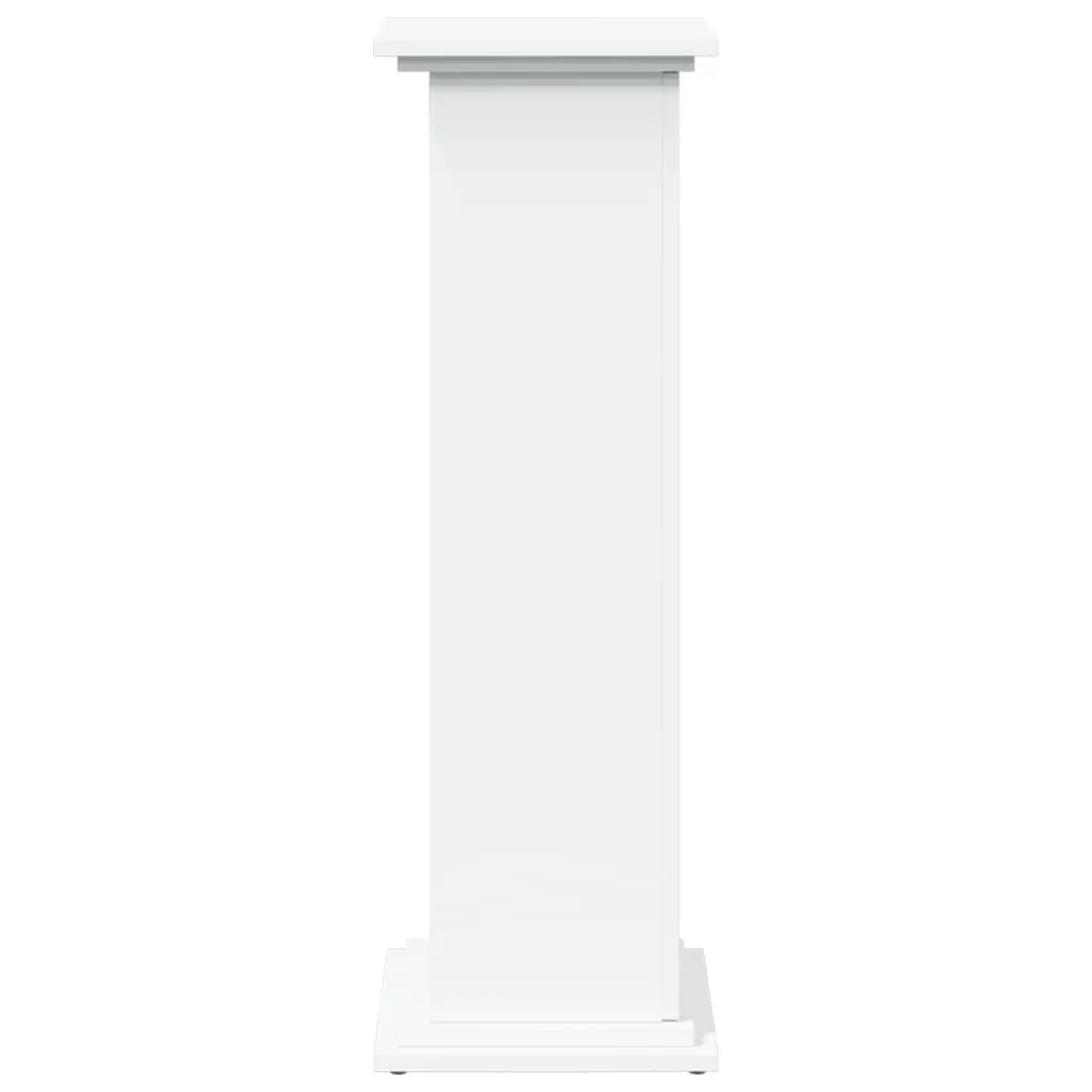Display Stand with Storage White 31x30x90 cm Engineered Wood 854607